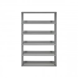 House Doctor - Shelving unit, HDUse - Light grey - l: 80 cm, h: 128 cm, d: 22 cm
