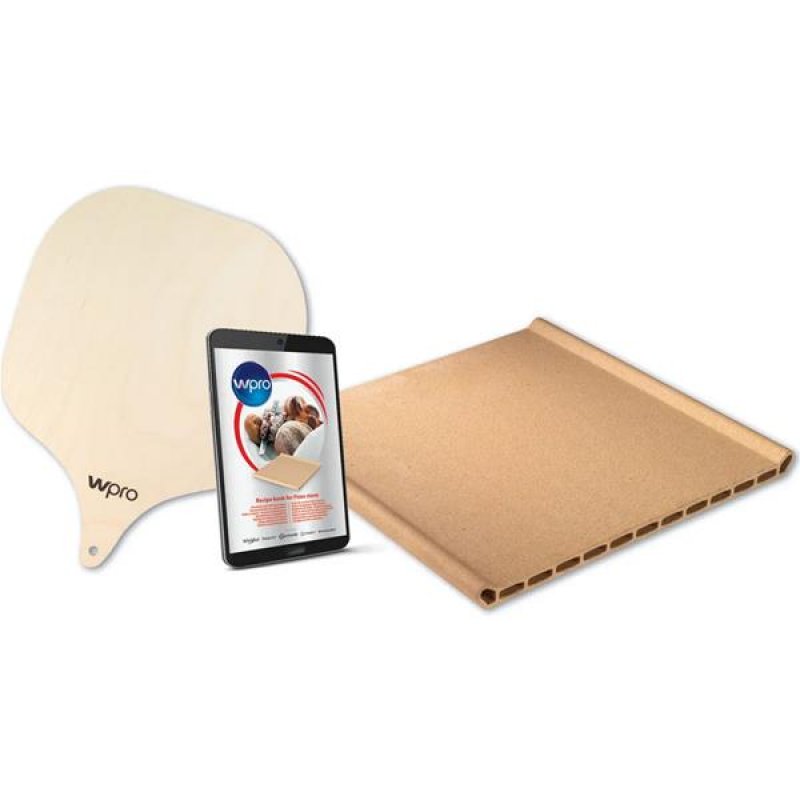 Pierre à pizza : contient une plaque en terre cuite, une pelle d'enfour