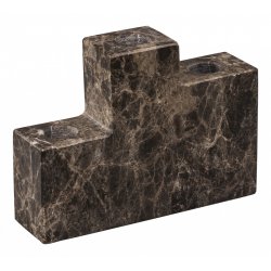 Mette Ditmer - STEP trio candleholder - Brown