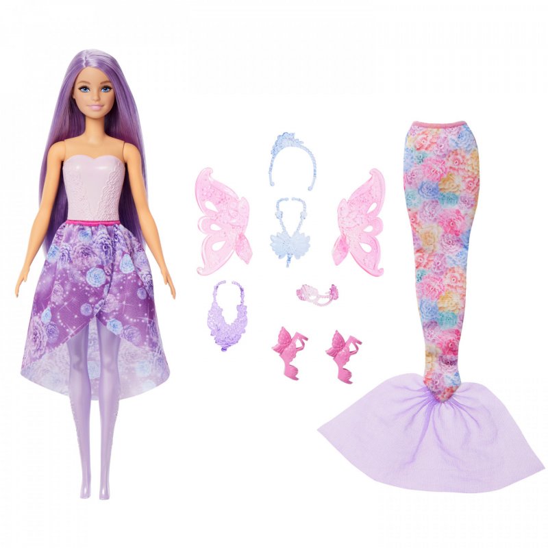 Barbie 3-in-1 Fantasy Puppe