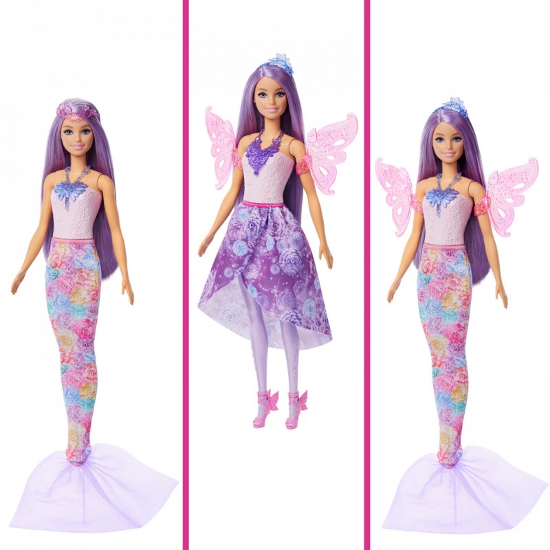 Barbie 3-in-1 Fantasy Puppe