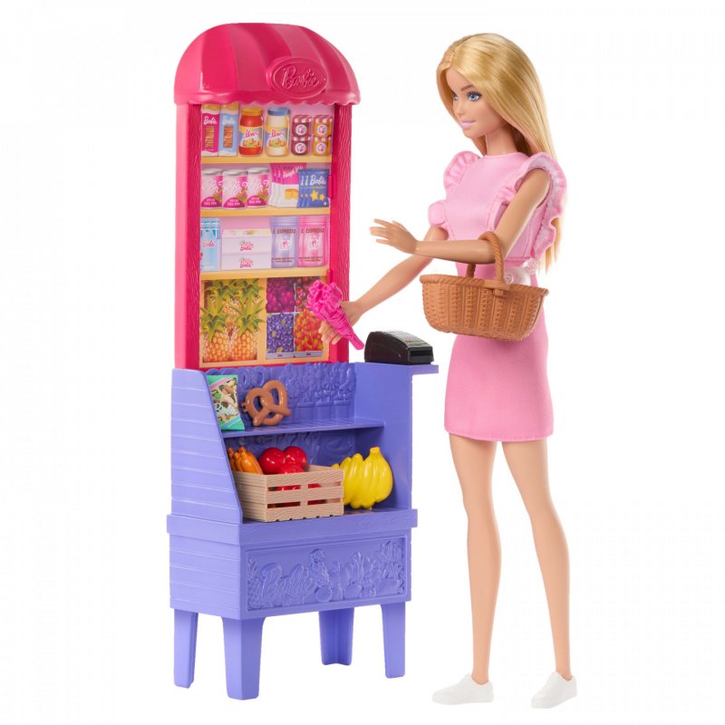 Barbie and Teresa Recipe for Friendship Malibu at the Market Doll and Playset