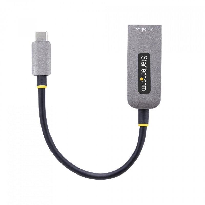 StarTech.com Adaptateur 2.5GbE USB-C vers Ethernet, NBASE-T NIC, USB 3.0 Type-C 2.5/1G Réseau Multi Speed, Compatible