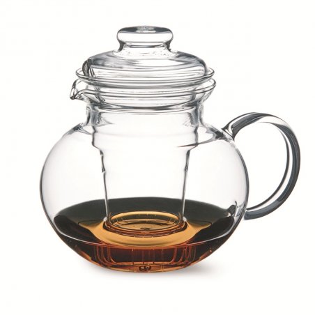 Théière Eva avec filtre en verre, contenance 1L, dimensions 186 x 164 mm - verre borosilicate-très haute résistance