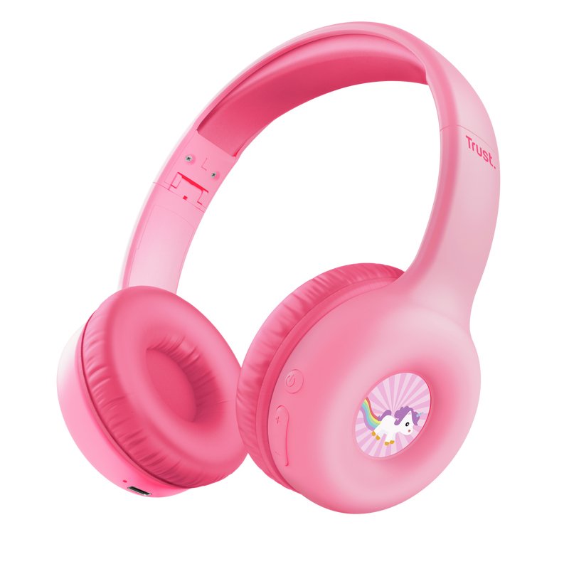 NOUNA WIRELESS KIDS HEADPHONES - PINK
