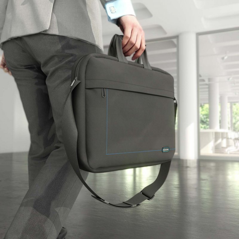 AISENS ASBG-BC022-BK laptop case 39.6 cm (15.6") Messenger case Black