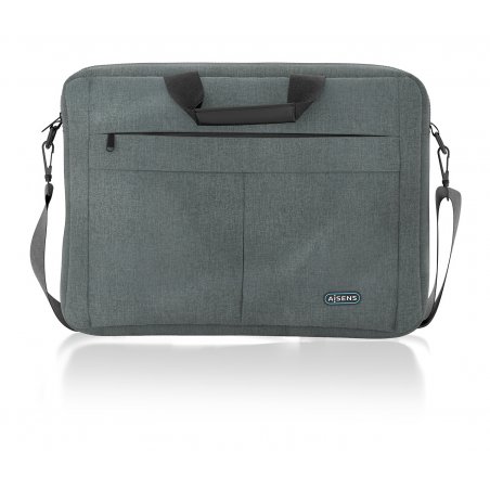 AISENS ASBG-BC025-GR sacoche d'ordinateurs portables 39,6 cm (15.6") Sac Messenger Gris