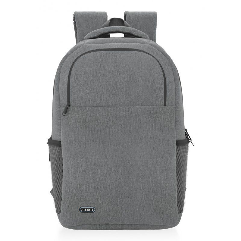 AISENS ASBG-BP083-GR sacoche d'ordinateurs portables 39,6 cm (15.6") Sac à dos Gris