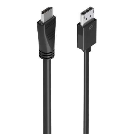 CABLE CONVERSOR AISENS DISPLAYPORT/M A HDMI/M 4K@60HZ NEGRO 5.0M