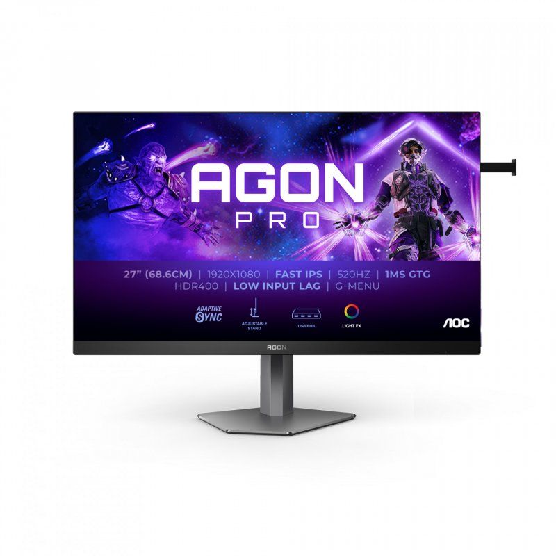 AOC G2 AG276FK computer monitor 68.6 cm (27") 1920 x 1080 pixels Full HD LED Black, Grey