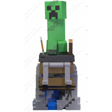 FIGURINE SUPPORT MINECRAFT CREEPER