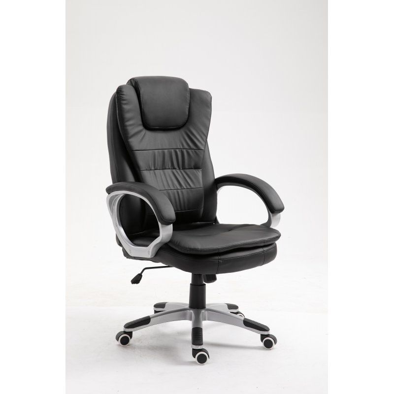 Activejet Fauteuil de bureau avec massage, chauffant YK7304 noir
