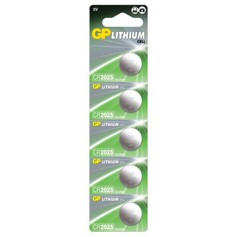 GP Batteries Lithium CR2025 Rechargeable battery Lithium-Manganese Dioxide (LiMnO2)