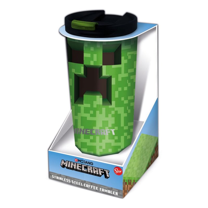 MINECRAFT - Mug de voyage thermo en acier inoxydable 425ml