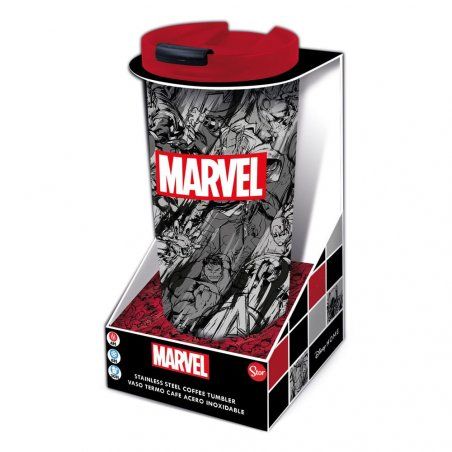 STOCKINK1-Marvel gobelet metal Marvel Pattern