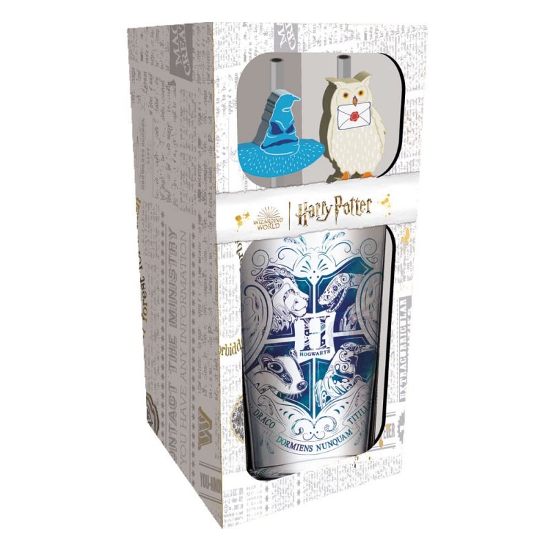 Harry Potter gobelet Tumbler avec pailles coudées Poudlard