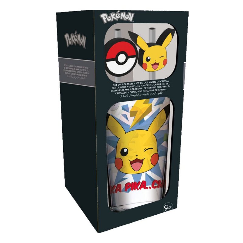 Pokémon gobelet Tumbler avec pailles coudées Pikachu