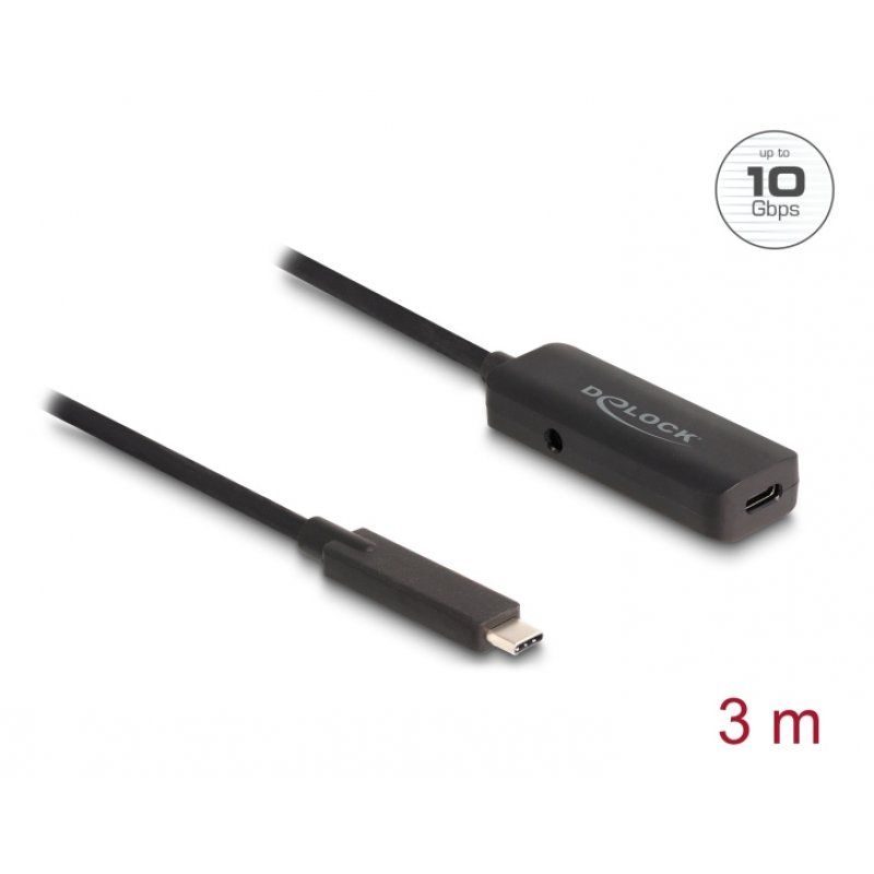 DeLOCK 80027 USB cable 3 m USB C Black
