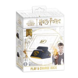 Harry Potter - Dock et Stand 2 en 1 - Support Recharge + Connexion TV - Logo Poudlard Noir pour Nintendo Switch