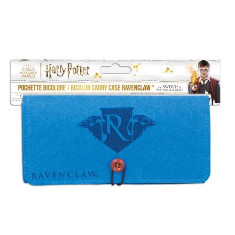 Harry Potter - Pochette de transport en feutrine - Modèle Serdaigle pour Nintendo Switch et Switch OLED