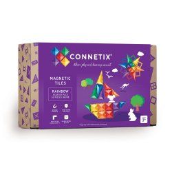 STOCKJBE3 - Connetix - Rainbow Starter Pack 60 Pieces (CT-R-00060-ST)