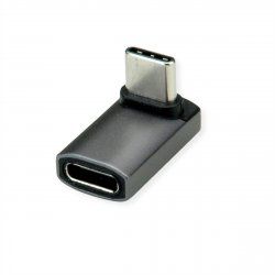 ROLINE Adaptateur USB4 40G 5A C M ANGLE / F Alu gris argenté