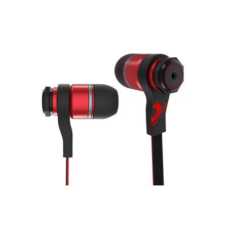 Ozone TriFX Casque Avec fil Ecouteurs Appels/Musique Noir, Rouge