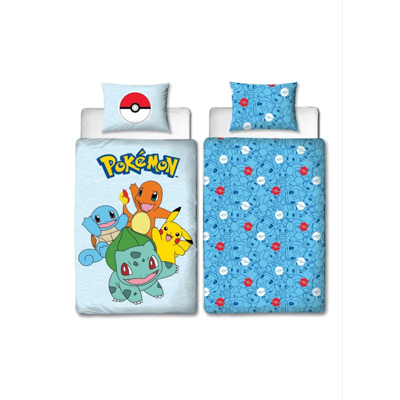 Bed Linen - Adult Size 140 x 200 cm - Pokemon (POK553)