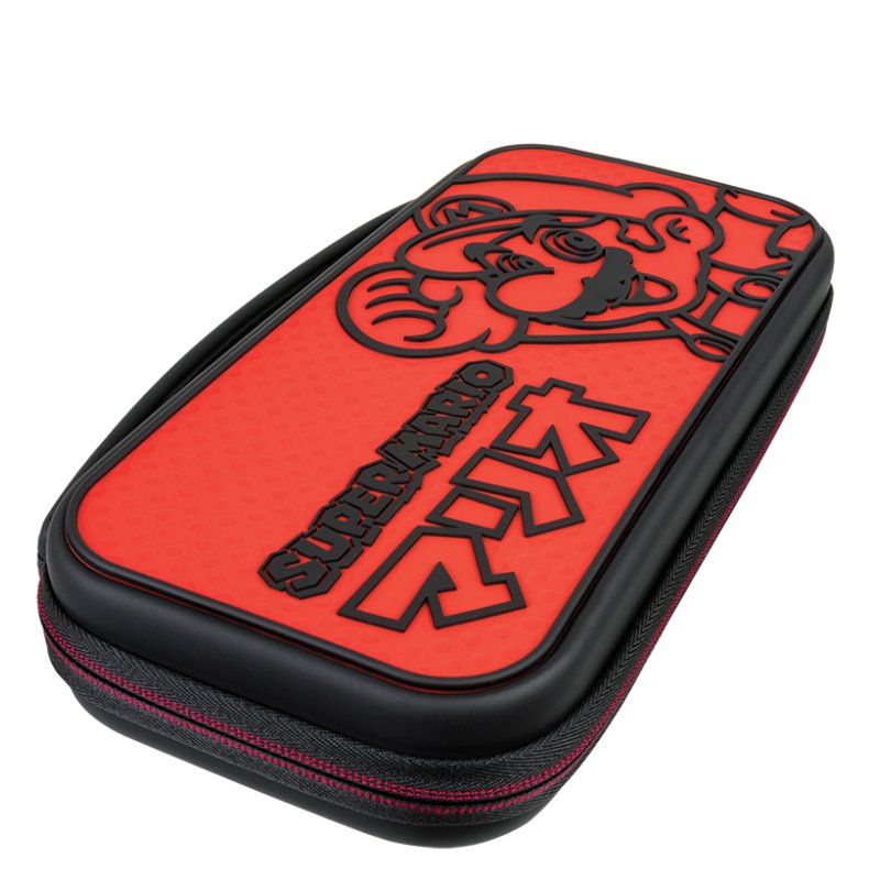 PDP 500-051-EU Housse de protection pour console de jeux portable Nintendo Noir, Rouge