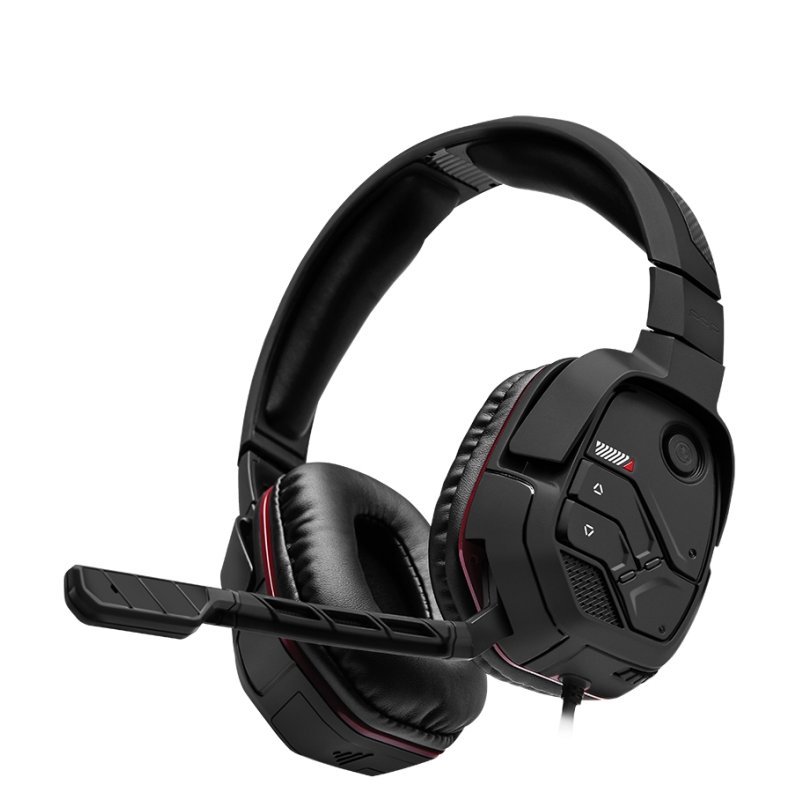 PDP Afterglow LVL 6 Casque Avec fil Arceau Jouer Noir, Rouge
