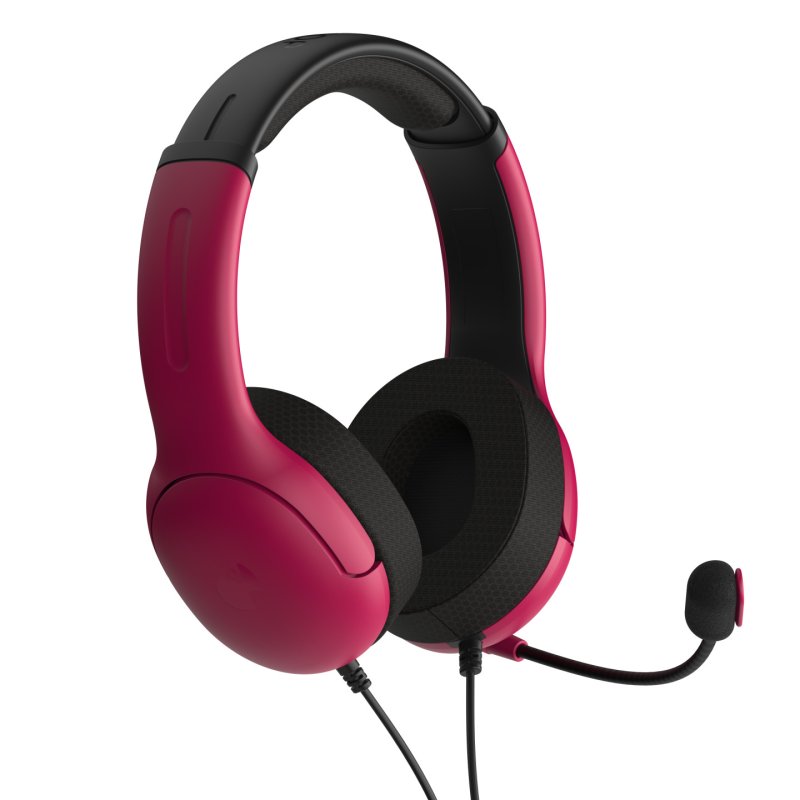 PDP Casque filaire AIRLITE: Scarlet Red Pour PlayStation 5 et PlayStation 4