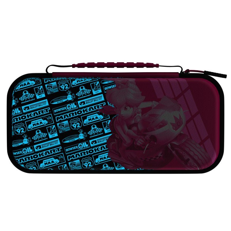 PDP Travel GLOW Case Grand Prix Peach Licensed Switch