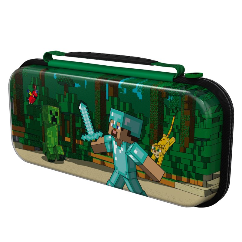 PDP Travel Case Plus GLOW - Minecraft Forest Battle