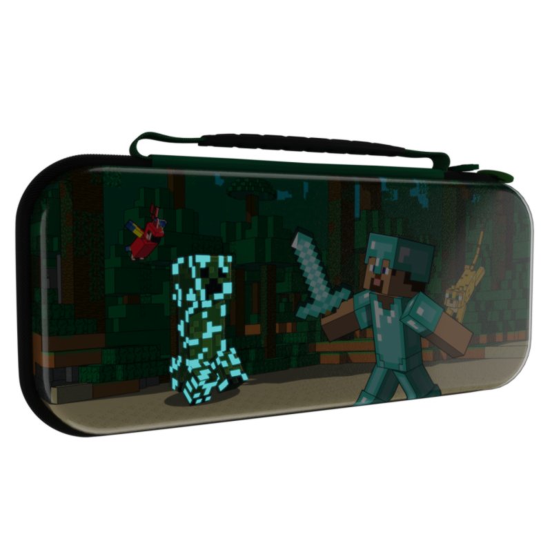 PDP Travel Case Plus GLOW - Minecraft Forest Battle
