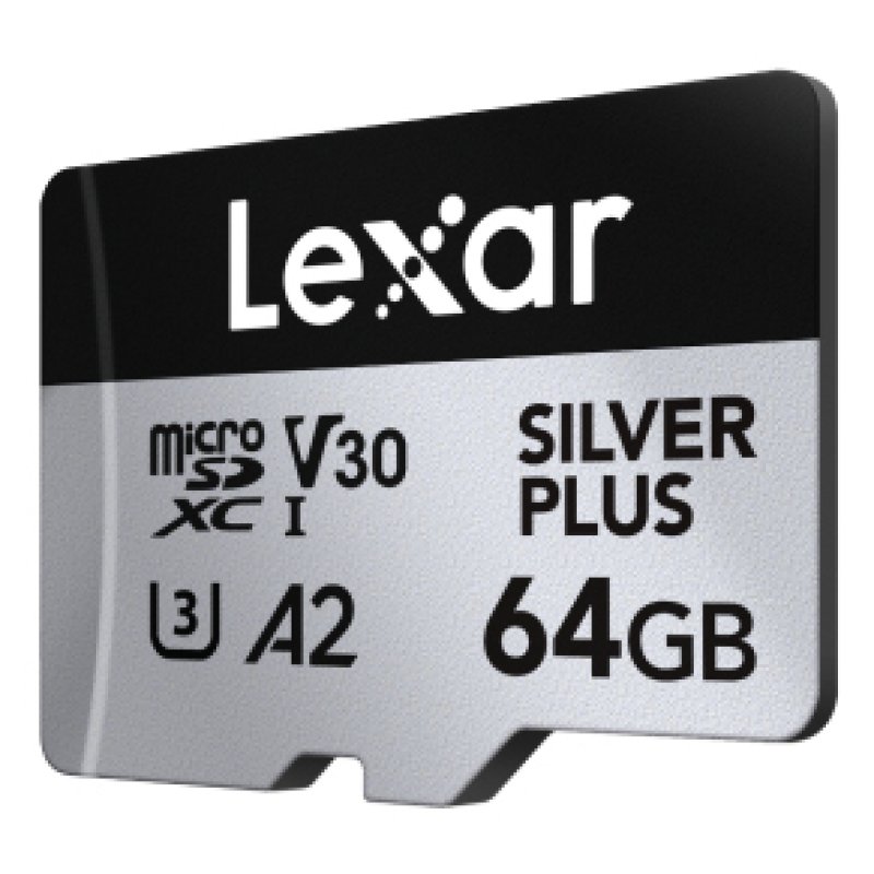 Lexar Professional SILVER PLUS 64 GB MicroSDXC UHS-I Class 3