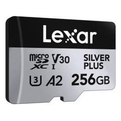 Lexar Professional SILVER PLUS 256 GB MicroSDXC UHS-I Class 3