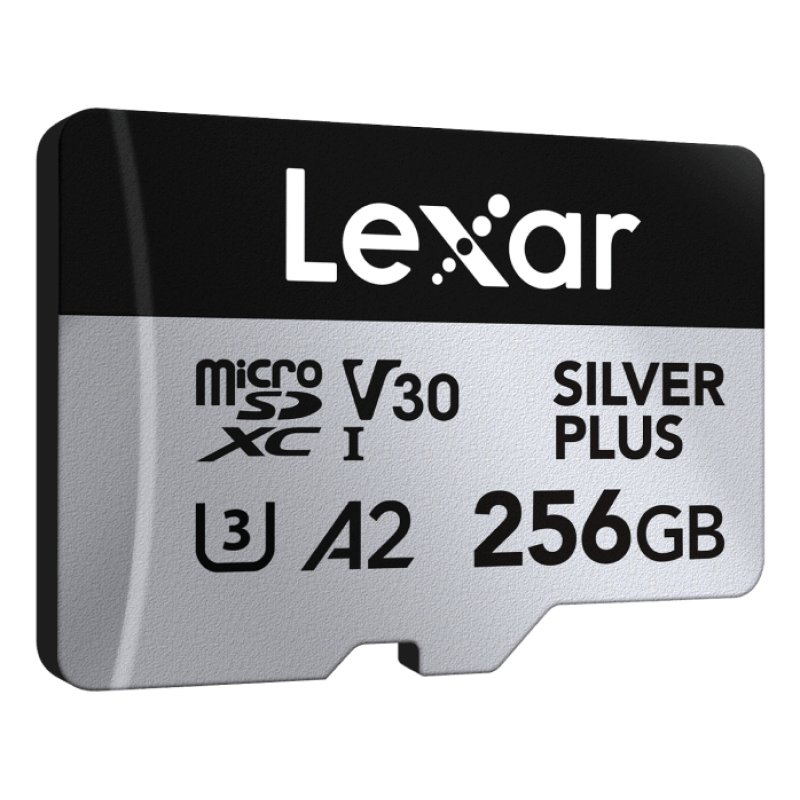 Lexar - microSDXC Professional SILVER Plus UHS-I/U3/A2/4K R205/W150 (V30) - 256GB
