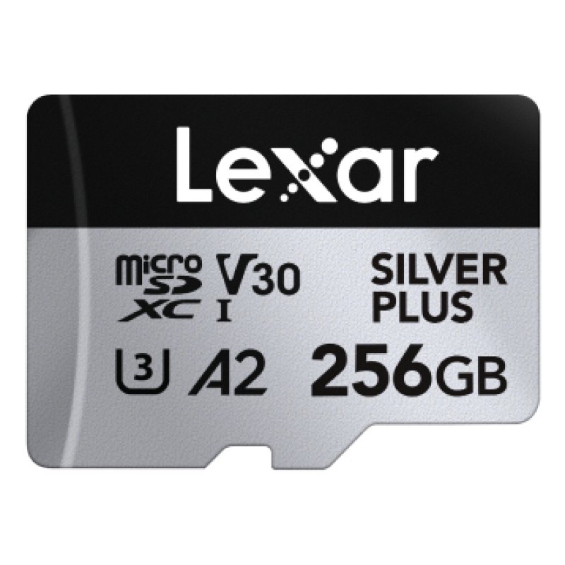 Lexar - microSDXC Professional SILVER Plus UHS-I/U3/A2/4K R205/W150 (V30) - 256GB