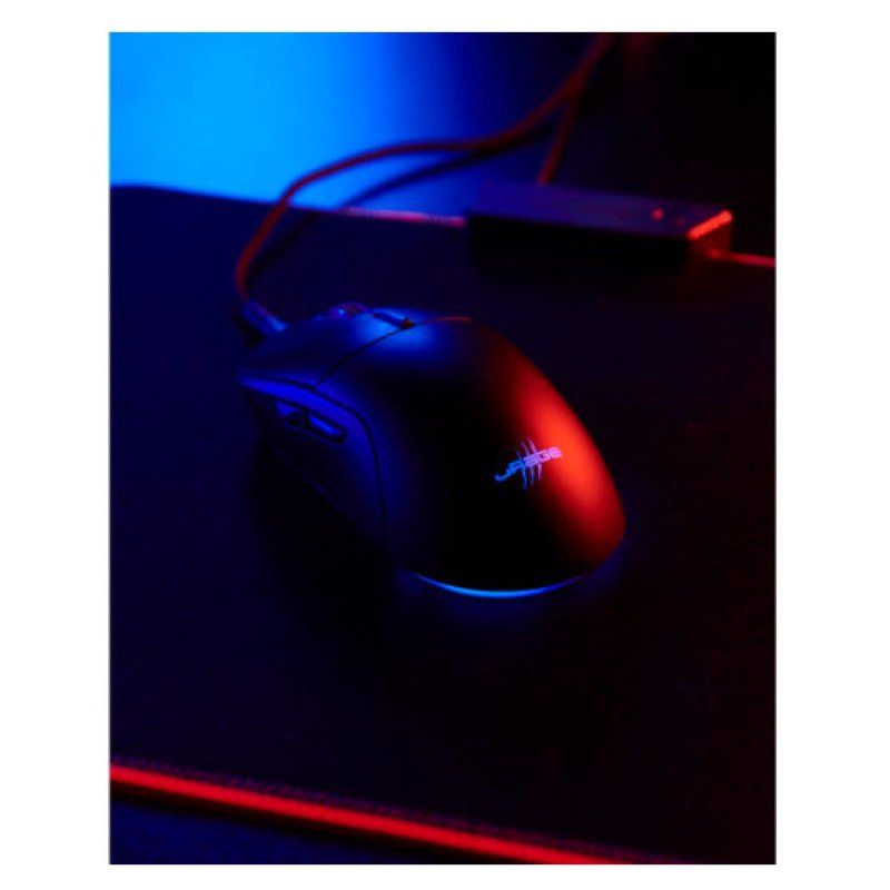 Hama uRage Reaper 250 Gaming Mouse, 100-6200 DPI, 7-Colour LED Lighting, Programmable Buttons, Gaming Software, Black