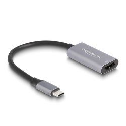 DeLOCK 60021 adaptateur graphique USB 7680 x 4320 pixels Noir, Gris