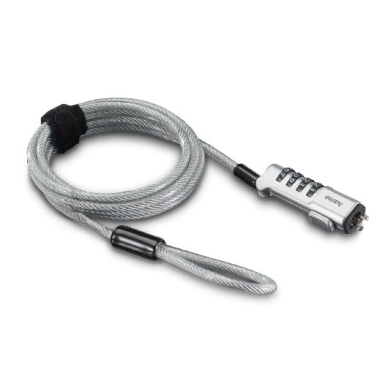 Hama Nano cable lock Stainless steel 1.8 m