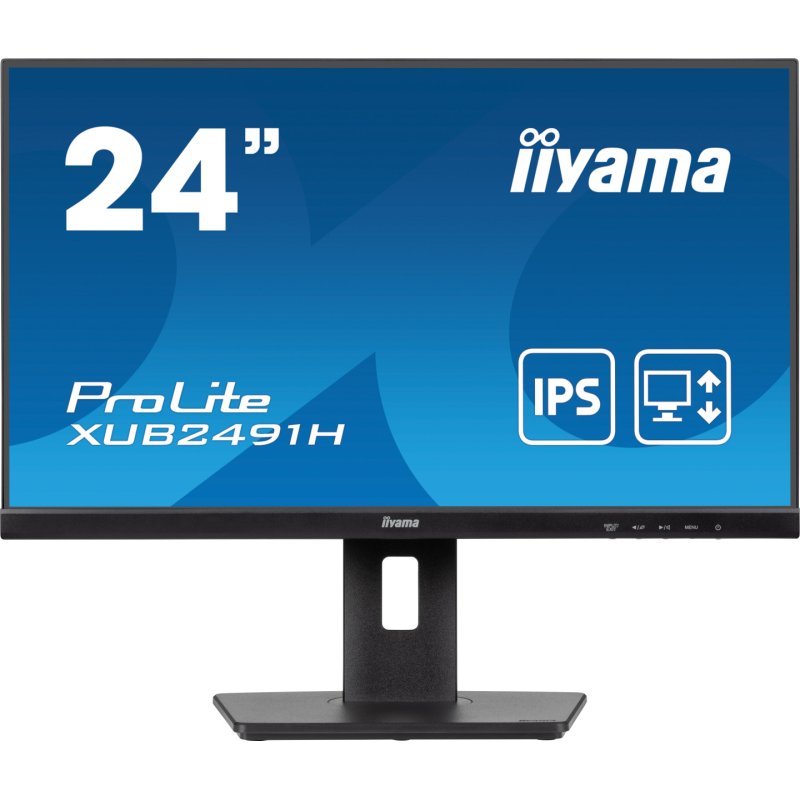 iiyama ProLite XUB2491H-B1 computer monitor 60.5 cm (23.8") 1920 x 1080 pixels Full HD LED Black