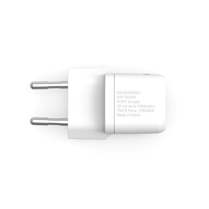 Port Designs 900030EU chargeur d'appareils mobiles Universel Blanc Secteur Charge rapide Intérieure