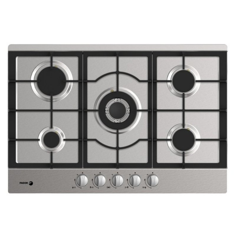 Fagor FAG6650X hob Stainless steel Built-in 75 cm Gas 5 zone(s)