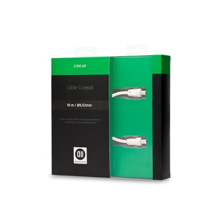 D2 Diffusion D2COAX1000 câble coaxial 10 m 9.52 mm Blanc