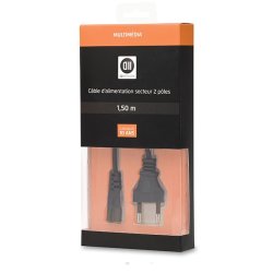 D2 Diffusion D2CS150 power cable Black 1.5 m
