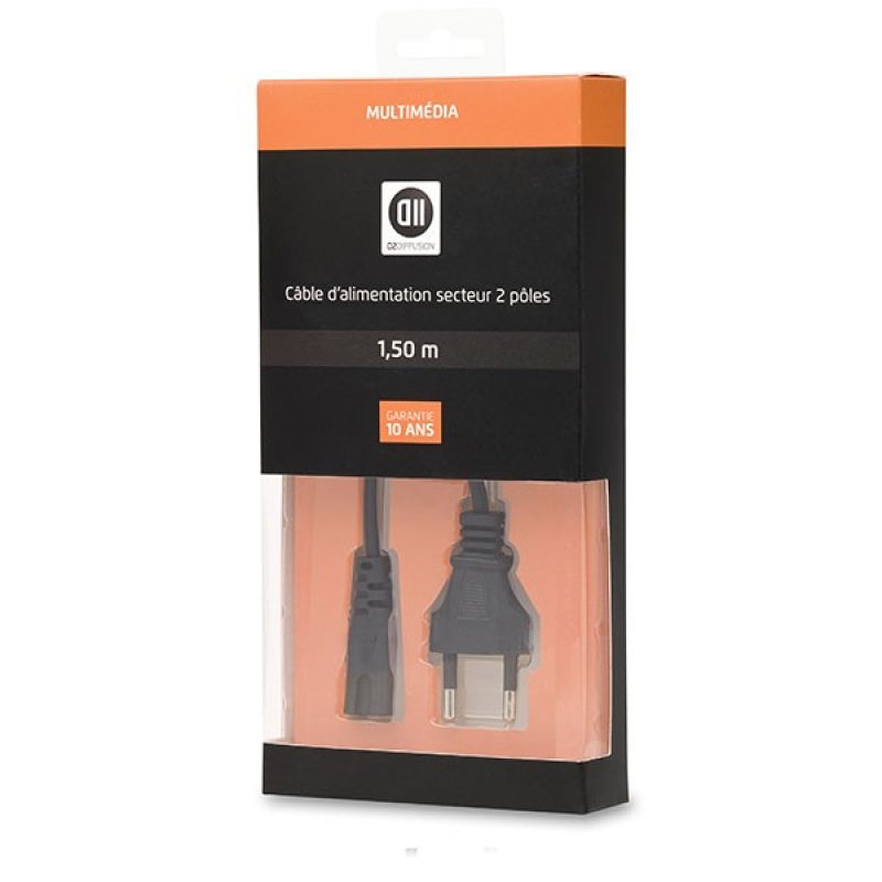 D2 Diffusion D2CS150 power cable Black 1.5 m