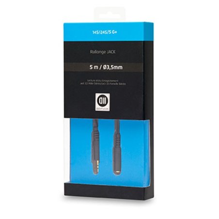 D2 Diffusion D2JKMF500 audio cable 5 m 3.5mm Black