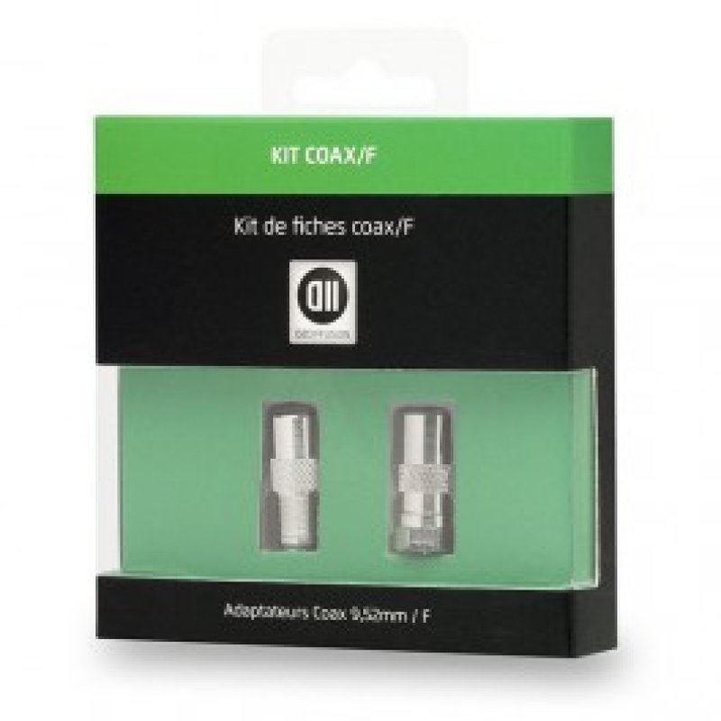 D2 Diffusion D2KITCOAXF connecteur coaxial Type F 2 pièce(s)