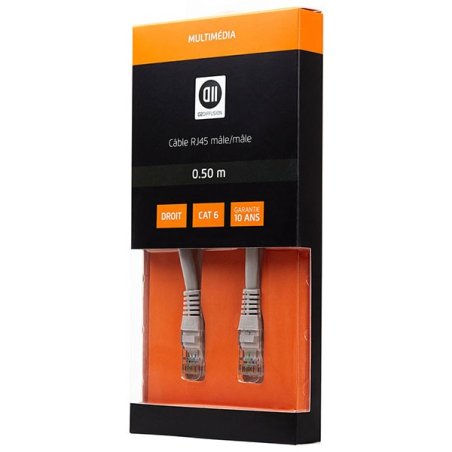 D2 Diffusion D2RJ45D050 networking cable Grey 0.5 m Cat6